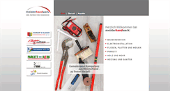 Desktop Screenshot of meisterhandwerk.info